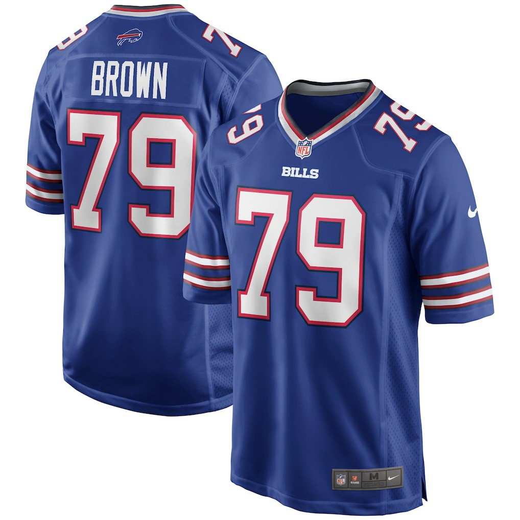 Ruben Brown Buffalo Bills Game Retired Player Jersey - Royal | Nike online