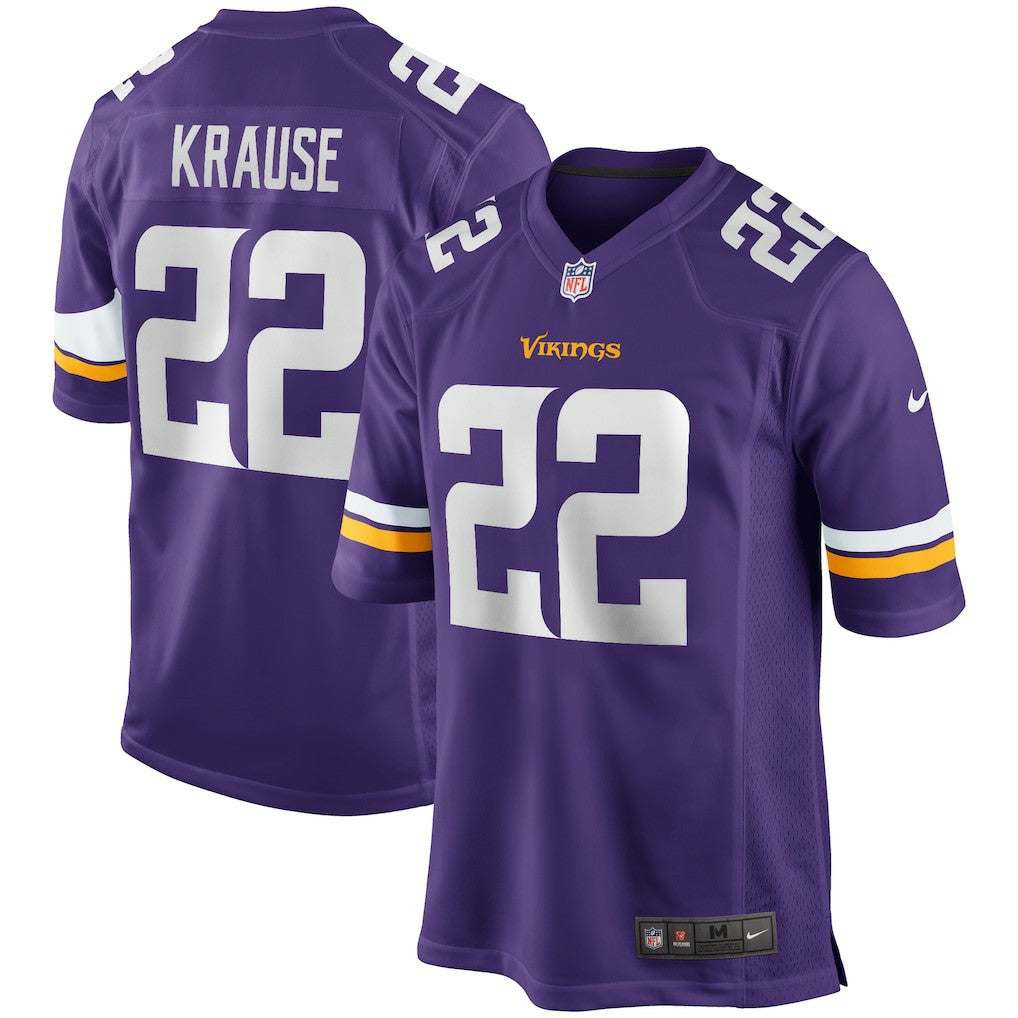 Paul Krause Minnesota Vikings Game Retired Player Jersey - Purple | Nike on sale
