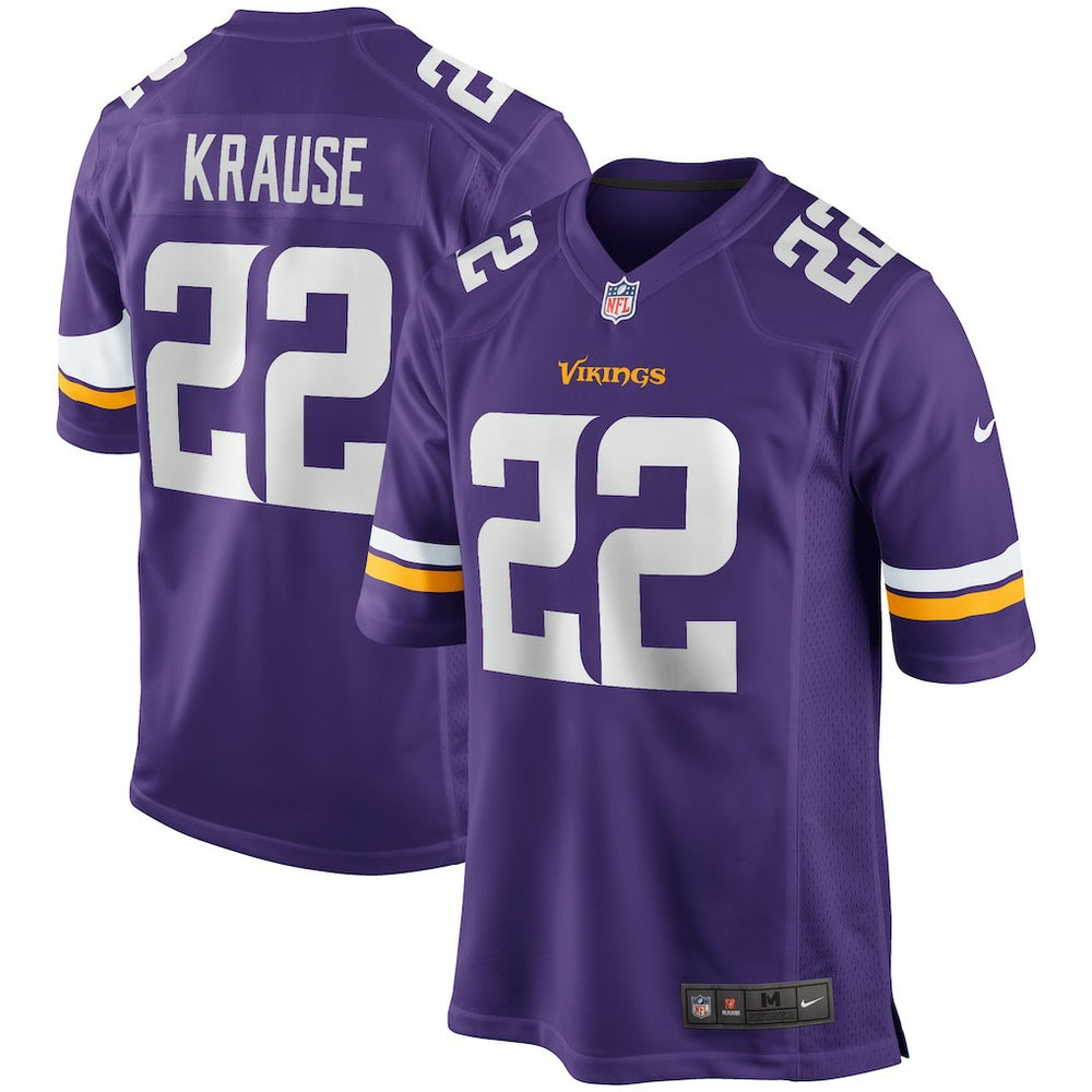 Paul Krause Minnesota Vikings Game Retired Player Jersey - Purple | Nike on sale