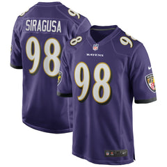 Tony Siragusa Baltimore Ravens Game Retired Player Jersey - Purple | Nike online