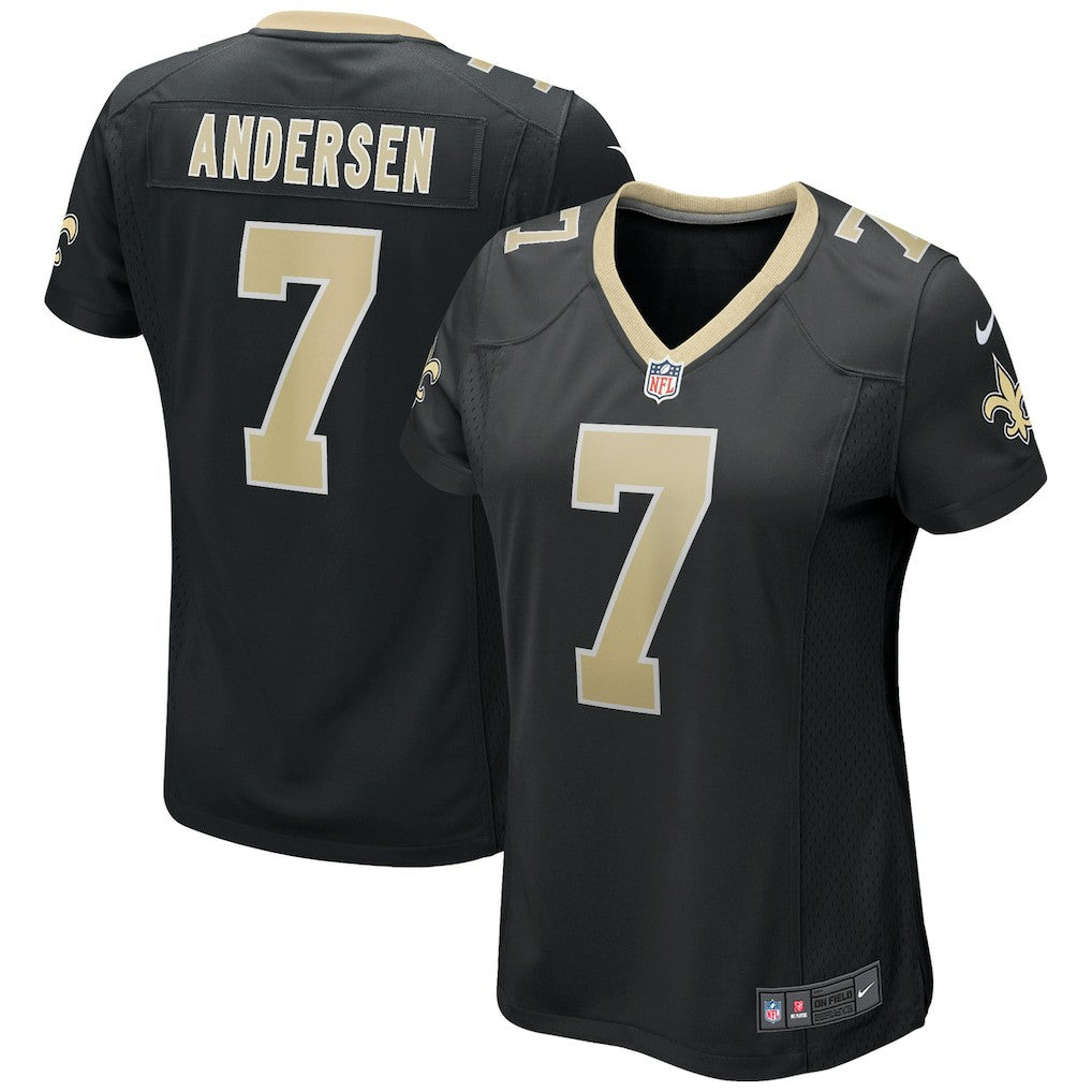 Morten Andersen New Orleans Saints Women's Game Retired Player Jersey - Black | Nike outlet