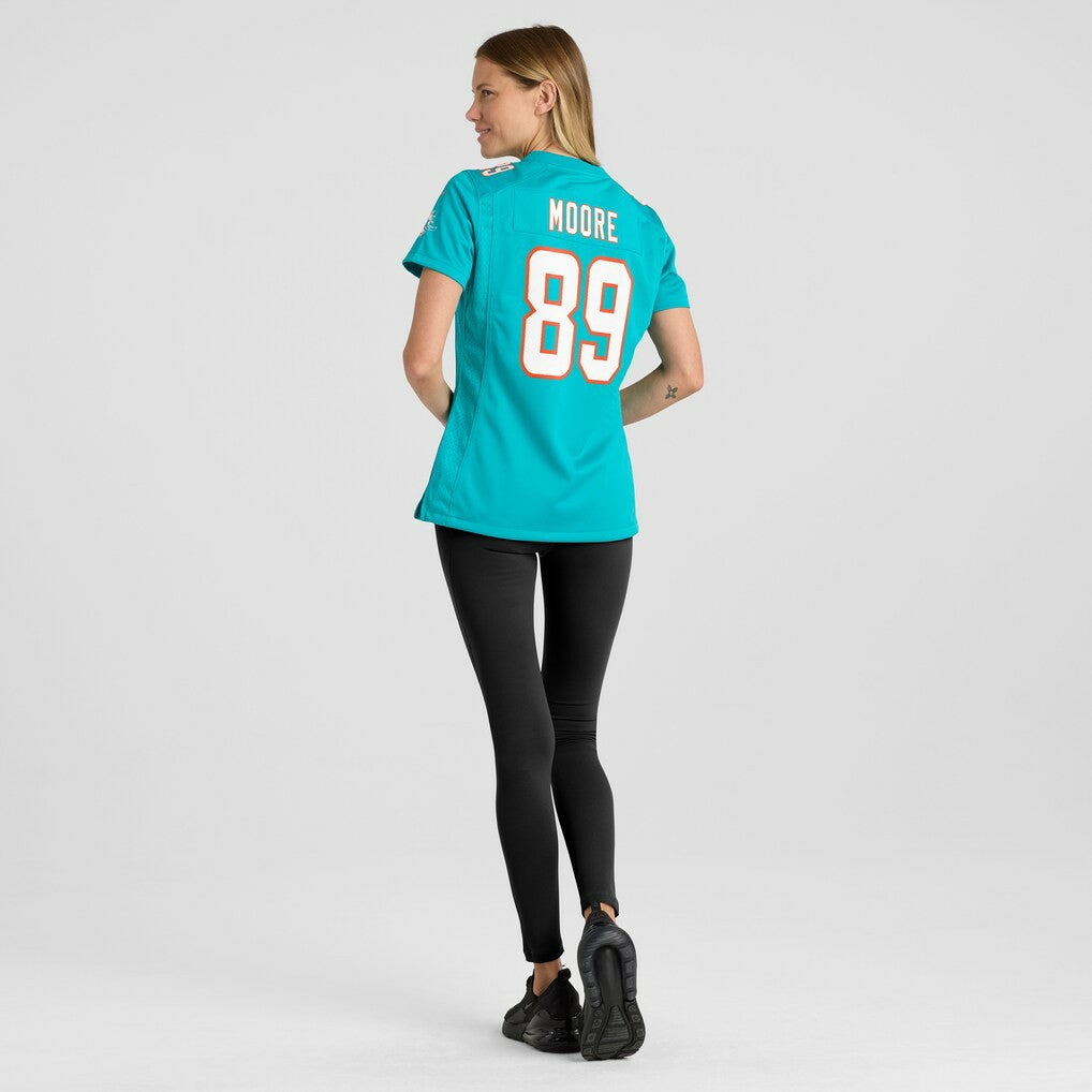 Nat Moore Miami Dolphins Women's Game Retired Player Jersey - Aqua | Nike for sale