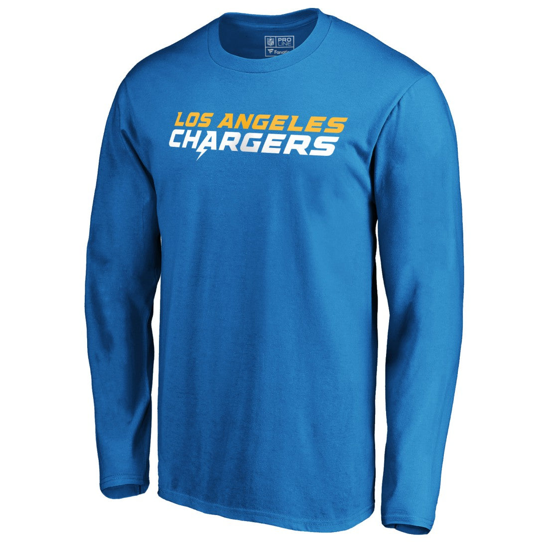 Los Angeles Chargers #1 Dad Long Sleeve Team Logo T-Shirt - Light Blue cheap