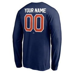 Houston Astros Personalized Winning Streak Name & Number Long Sleeve T-Shirt - Navy