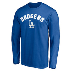 Los Angeles Dodgers Personalized Winning Streak Name & Number Long Sleeve T-Shirt - Royal