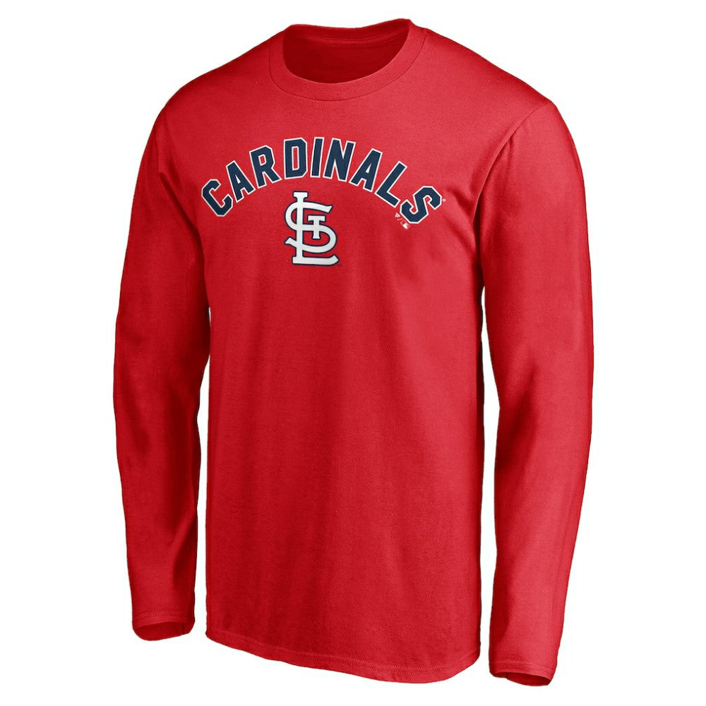 St. Louis Cardinals Personalized Winning Streak Name & Number Long Sleeve T-Shirt - Red