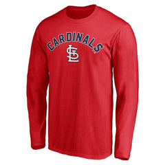 St. Louis Cardinals Personalized Winning Streak Name & Number Long Sleeve T-Shirt - Red
