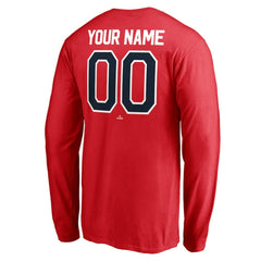 St. Louis Cardinals Personalized Winning Streak Name & Number Long Sleeve T-Shirt - Red