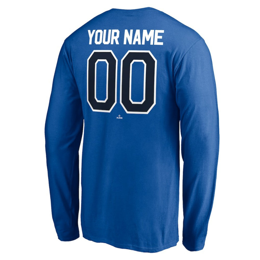 Toronto Blue Jays Personalized Winning Streak Name & Number Long Sleeve T-Shirt - Royal