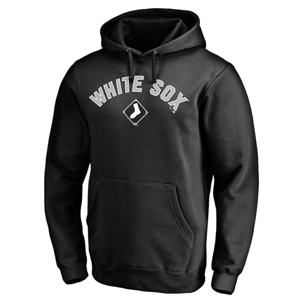 Chicago White Sox Personalized Winning Streak Name & Number Pullover Hoodie - Black