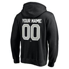Chicago White Sox Personalized Winning Streak Name & Number Pullover Hoodie - Black