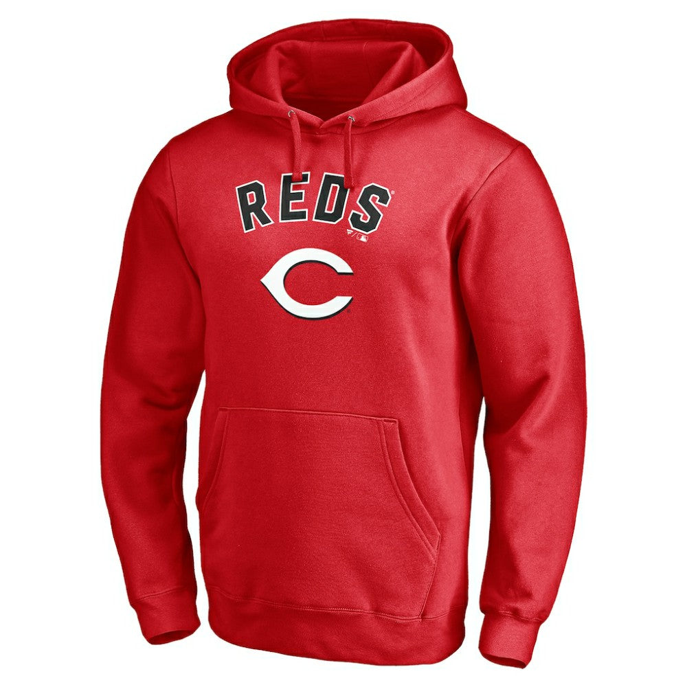 Cincinnati Reds Personalized Winning Streak Name & Number Pullover Hoodie - Red