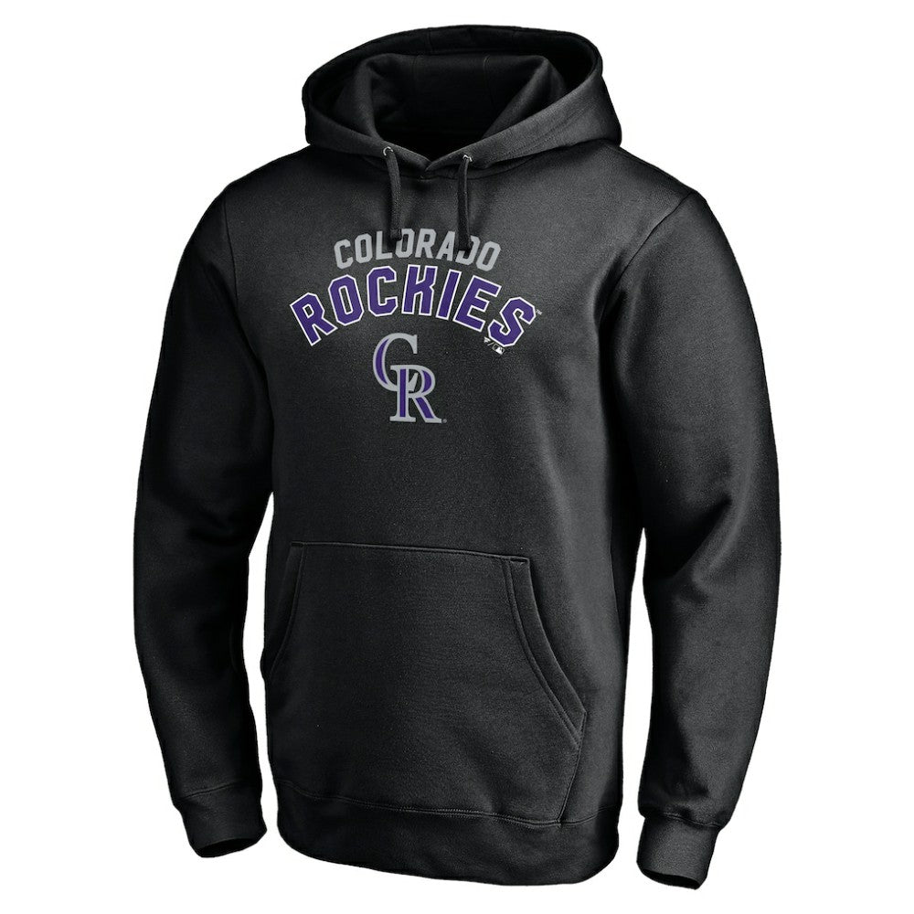 Colorado Rockies Personalized Winning Streak Name & Number Pullover Hoodie - Black