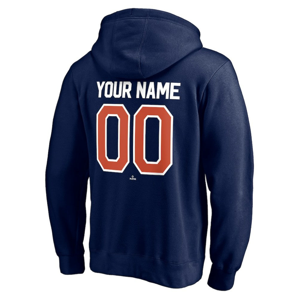 Houston Astros Personalized Winning Streak Name & Number Pullover Hoodie - Navy