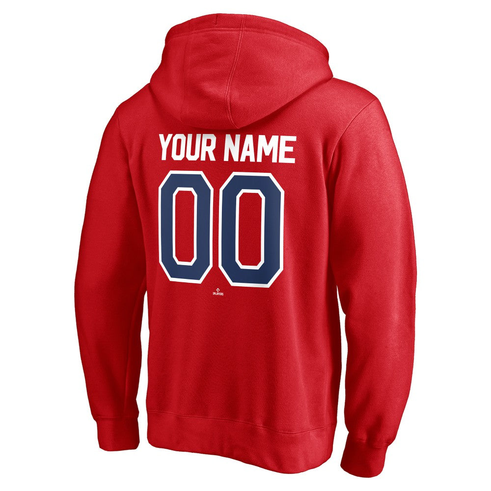 Philadelphia Phillies Personalized Winning Streak Name & Number Pullover Hoodie - Red