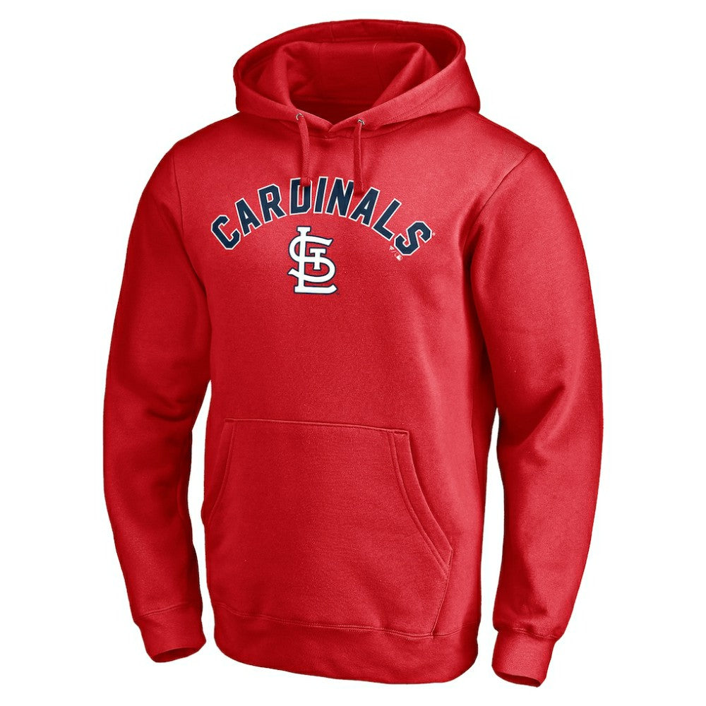 St. Louis Cardinals Personalized Winning Streak Name & Number Pullover Hoodie - Red