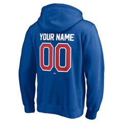 Texas Rangers Personalized Winning Streak Name & Number Pullover Hoodie - Royal