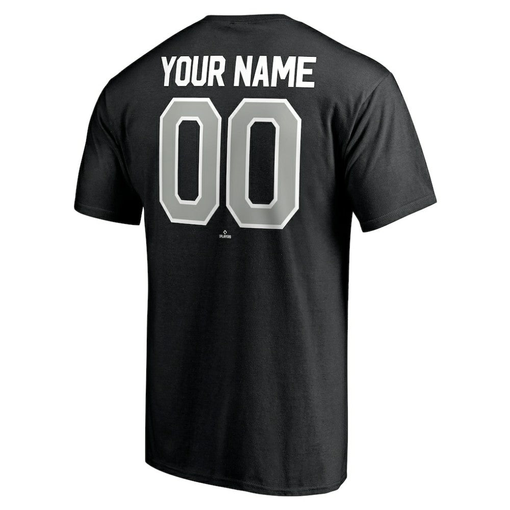 Chicago White Sox Personalized Team Winning Streak Name & Number T-Shirt - Black
