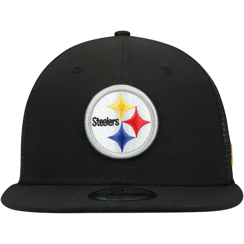 Pittsburgh Steelers New Era Shade Trucker 9FIFTY Snapback Hat - Black outlet