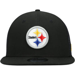 Pittsburgh Steelers New Era Shade Trucker 9FIFTY Snapback Hat - Black outlet
