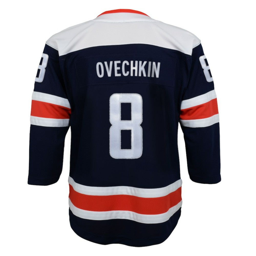 Alexander Ovechkin Washington Capitals Youth 2020/21 Alternate Premier Player Jersey Navy