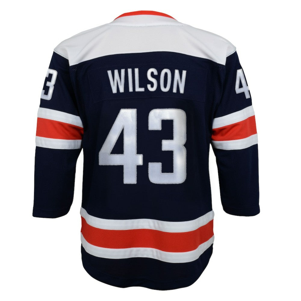 Tom Wilson Washington Capitals Youth 2020/21 Alternate Premier Player Jersey Navy