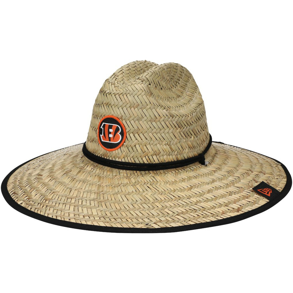 Cincinnati Bengals New Era NFL Training Camp Straw Lifeguard Hat - Natural on sale