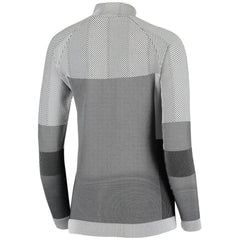 Chicago Cubs Levelwear Women's Verse Asymmetrical Raglan Tri-Blend Quarter-Zip Jacket - Gray