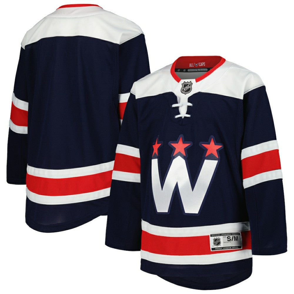 Washington Capitals Youth 2020/21 Alternate Premier Jerseys Navy