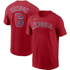 Anthony Rendon Los Angeles Angels Name & Number T-Shirt - Red | Nike