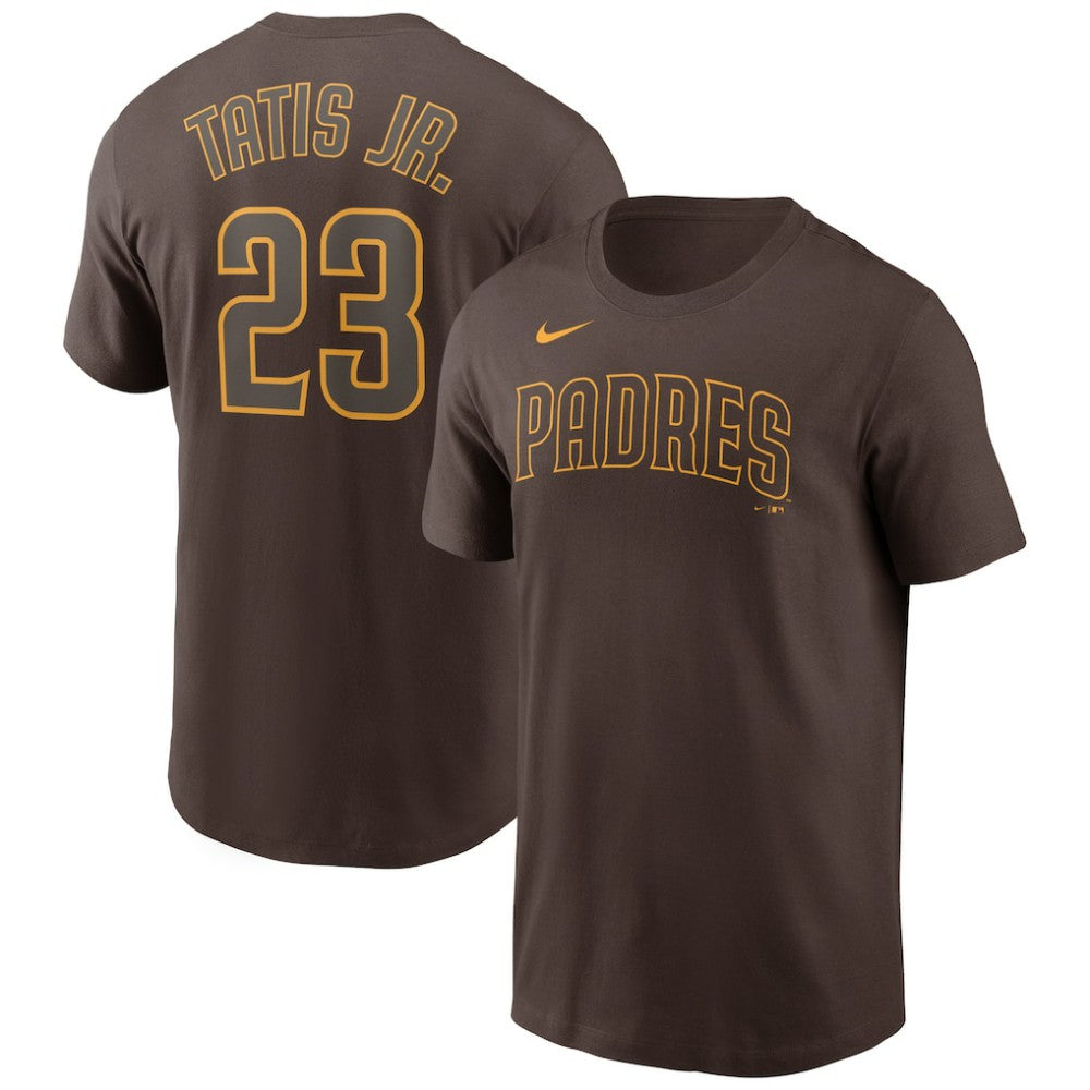 Fernando Tatis Jr. San Diego Padres Name & Number T-Shirt - Brown | Nike