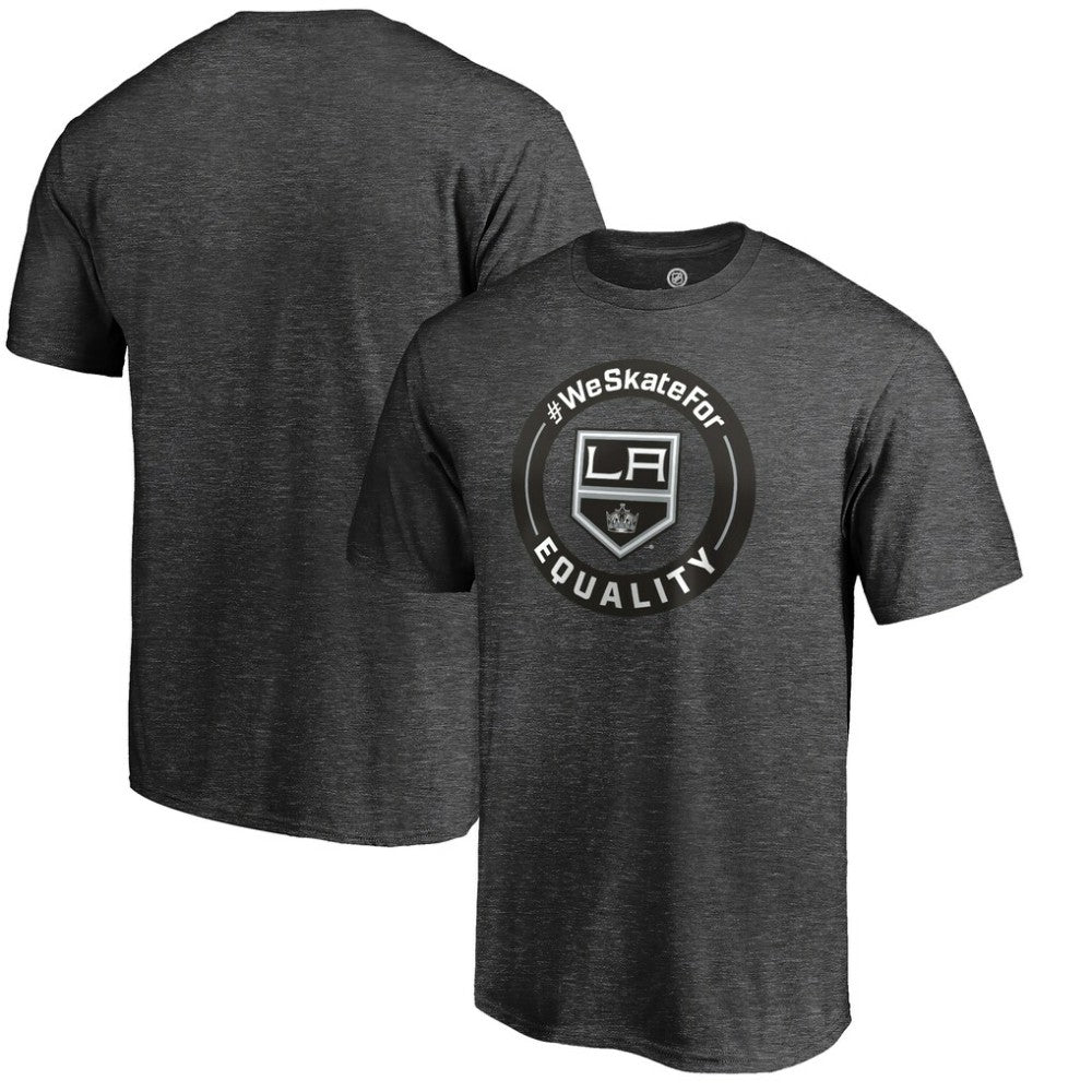 Los Angeles Kings #WeSkateFor T-Shirt Heather Gray