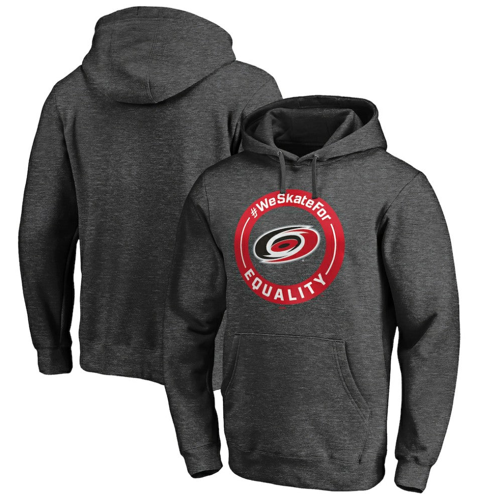 Carolina Hurricanes #WeSkateFor Pullover Hoodie Heather Gray