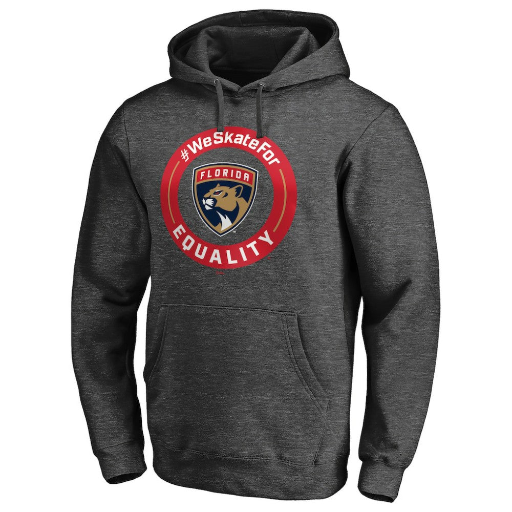 Florida Panthers #WeSkateFor Pullover Hoodie Heather Gray