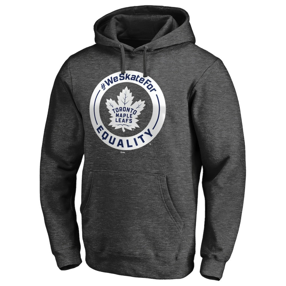 Toronto Maple Leafs #WeSkateFor Pullover Hoodie Heather Gray