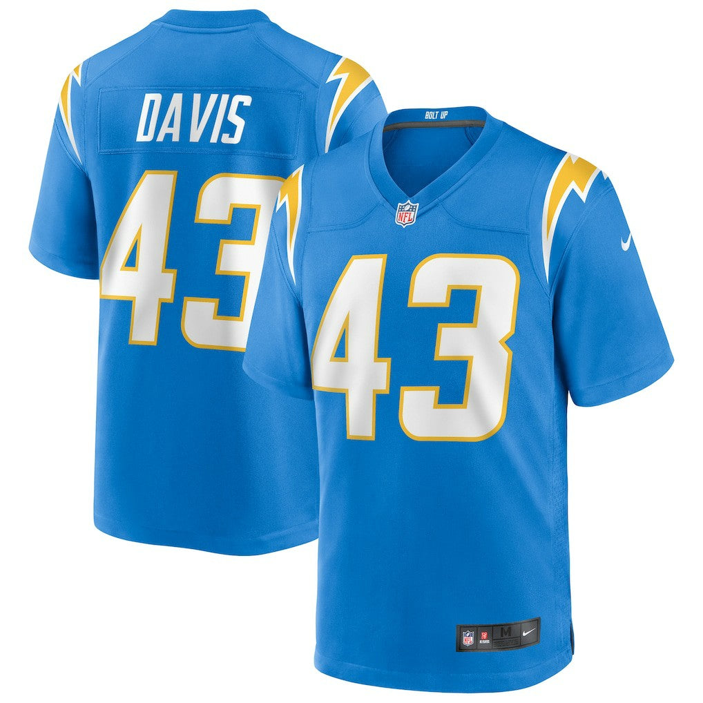 Michael Davis Los Angeles Chargers Game Jersey - Powder Blue | Nike on sale