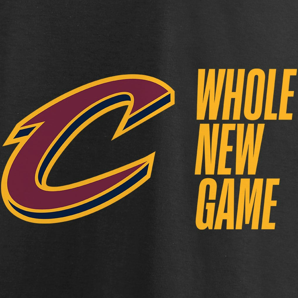 Cleveland Cavaliers Whole New Game Team T-Shirt sale - Black sale