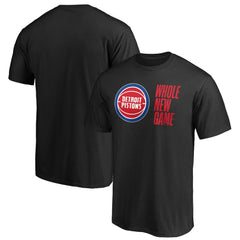 Detroit Pistons Whole New Game Team T-Shirt sale - Black shop