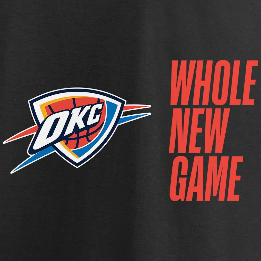 Oklahoma City Thunder Whole New Game Team T-Shirt - Black outlet