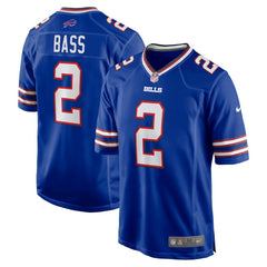 Tyler Bass Buffalo Bills Game Player Jersey - Royal | Nike for sale