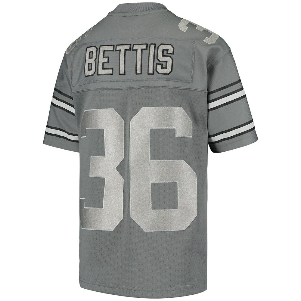 Jerome Bettis Pittsburgh Steelers Youth 1996 Retired Player Metal Replica Jersey - Charcoal for sale