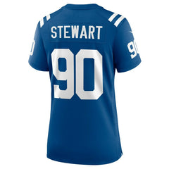 Grover Stewart Indianapolis Colts Women's Game Jersey - Royal | Nike on sale