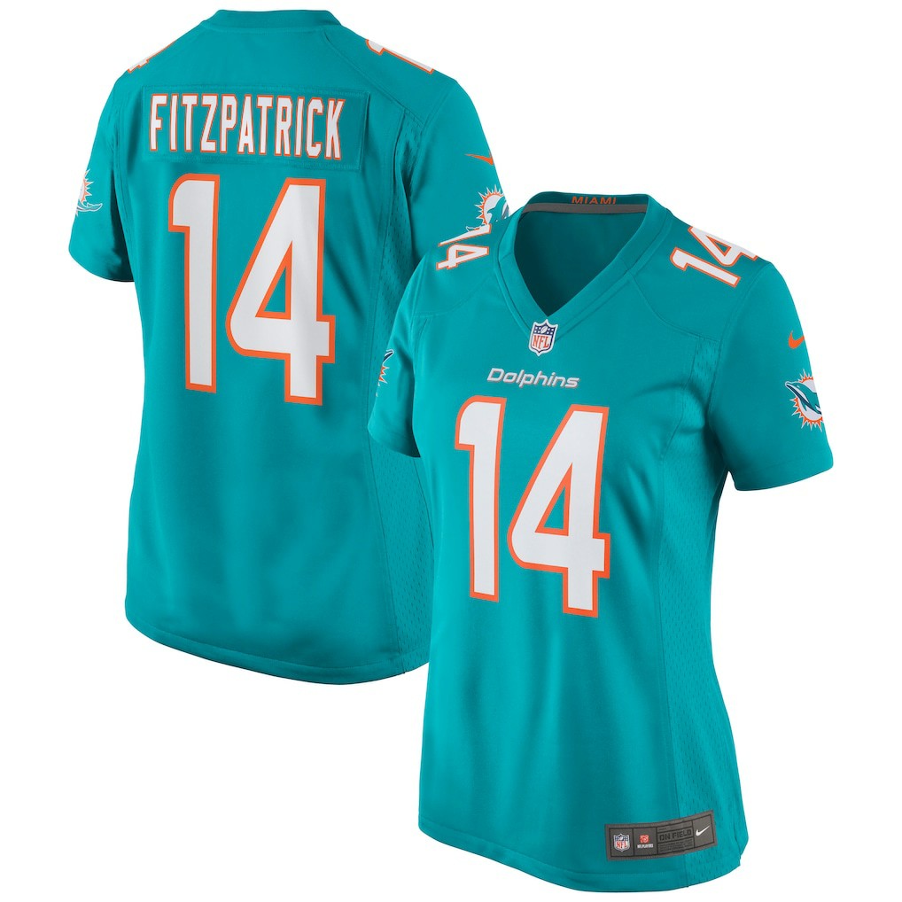 Ryan Fitzpatrick Miami Dolphins Women's Game Jersey - Aqua | Nike sale