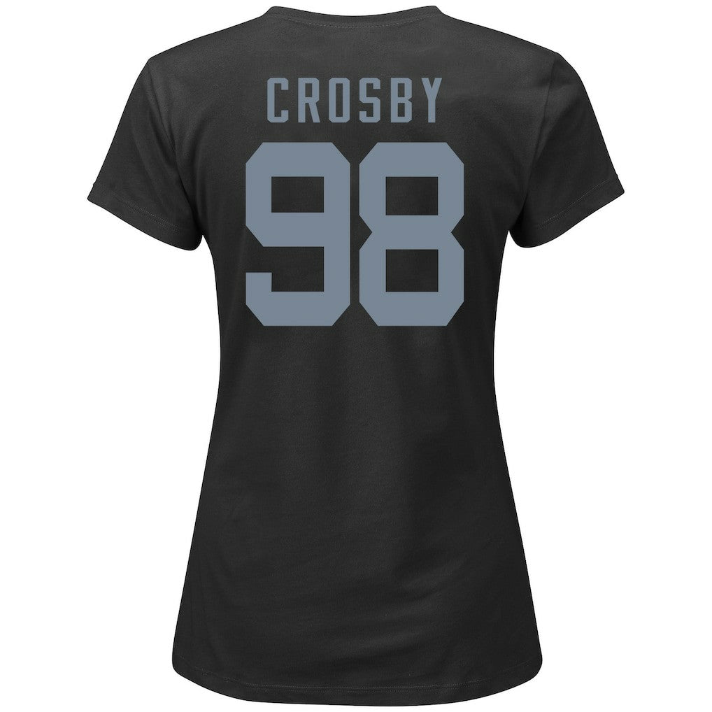 Maxx Crosby Las Vegas Raiders Women's Plus Size Name & Number V-Neck T-Shirt - Black sale