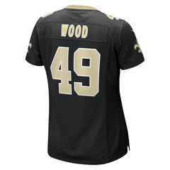 Zach Wood New Orleans Saints Women's Game Jersey - Black | Nike for sale