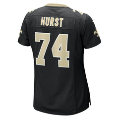 James Hurst New Orleans Saints Women's Game Jersey - Black | Nike cheap