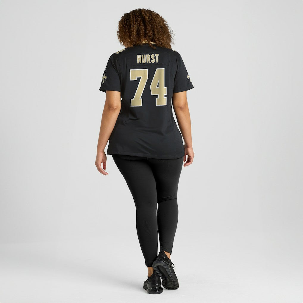 James Hurst New Orleans Saints Women's Game Jersey - Black | Nike cheap