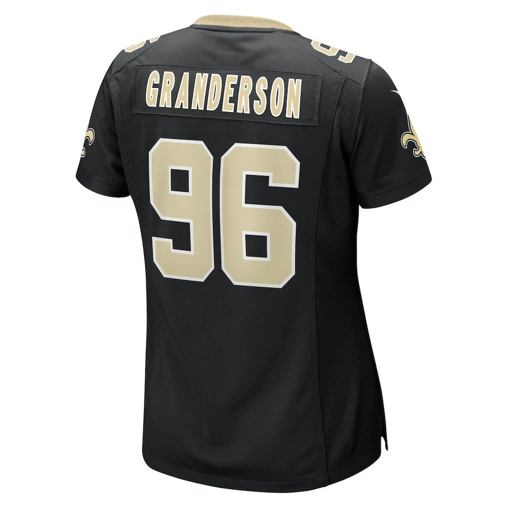 Carl Granderson New Orleans Saints Women's Game Jersey - Black | Nike for sale