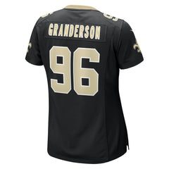 Carl Granderson New Orleans Saints Women's Game Jersey - Black | Nike for sale