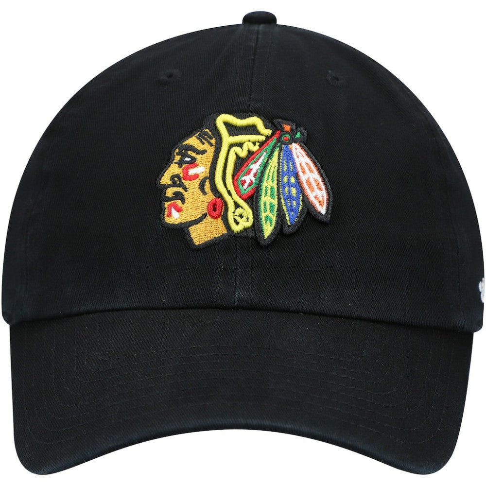 Chicago Blackhawks '47 Team Clean Up Adjustable Hat Black